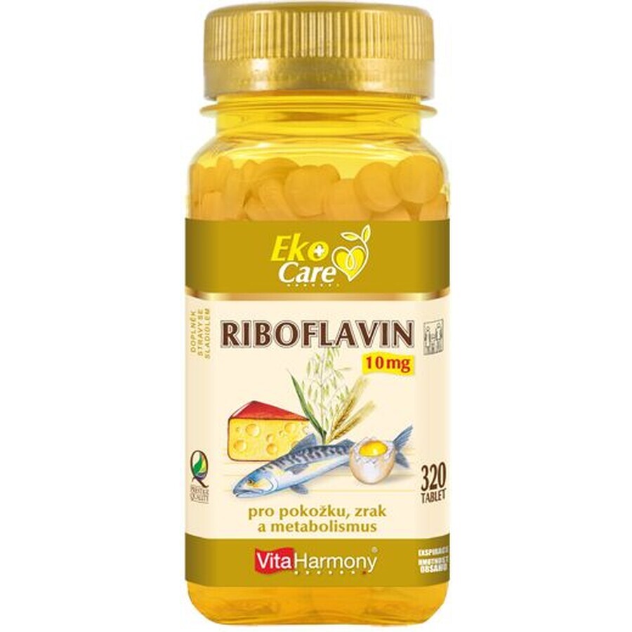 VitaHarmony VE Riboflavine (vitamine B2) 10mg 320 tabletten