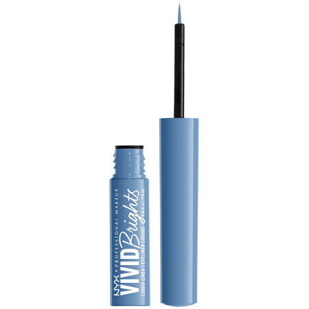 NYX Professional Makeup Vivid Vivid Bright Liquid Liner 05 Vloeibare Eyeliner Kobalt Crush, 2 ml