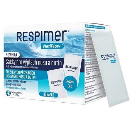 Respimer neus- en sinusspoeling sachets 30 sachets