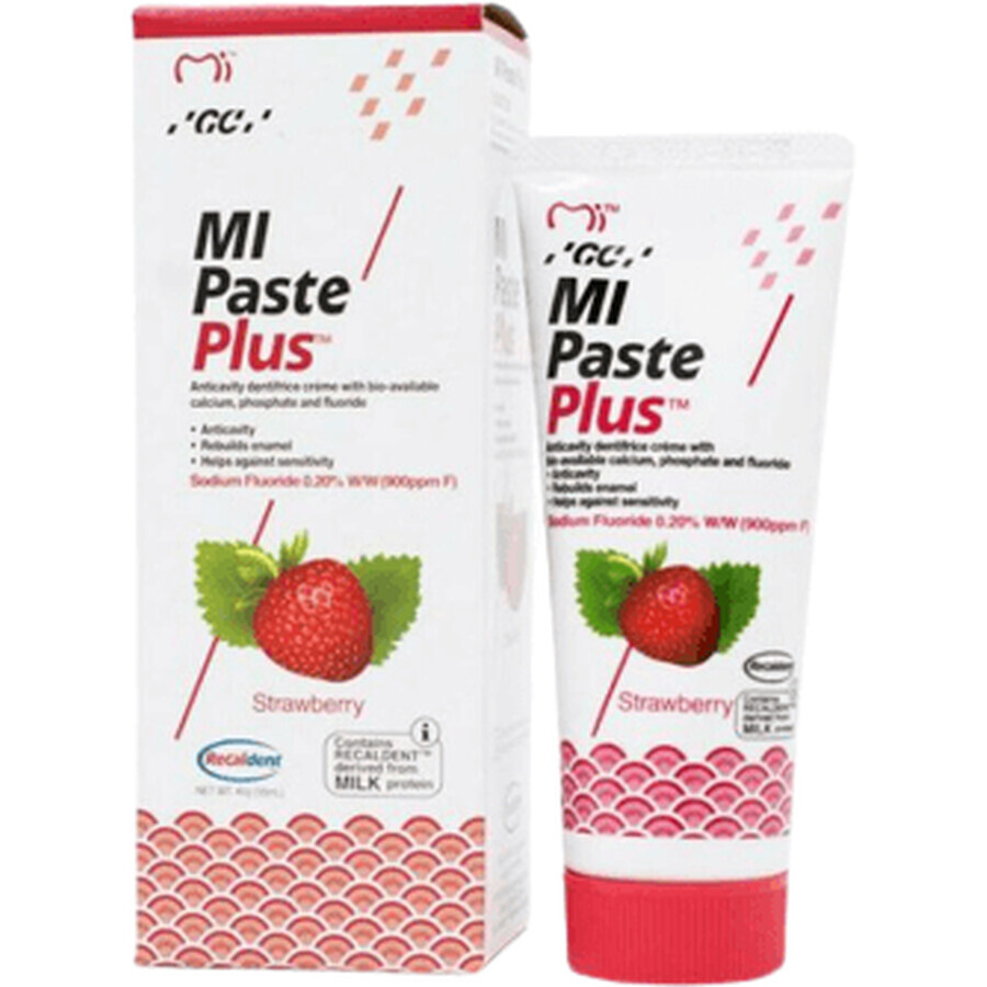 GC MI Pasta Plus Aardbei 40 g