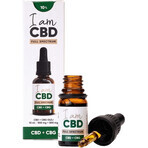 Ik ben CBD Spectrum CBD 5% + CBG 5% originele hennepolie 10 ml