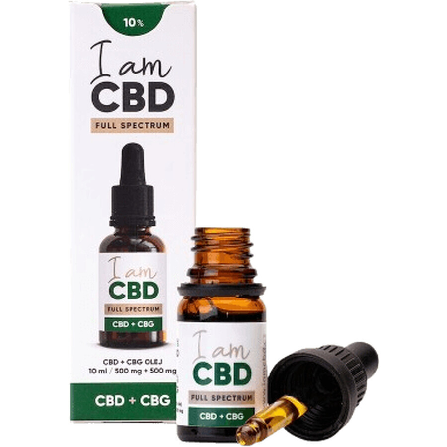 Ik ben CBD Spectrum CBD 5% + CBG 5% originele hennepolie 10 ml