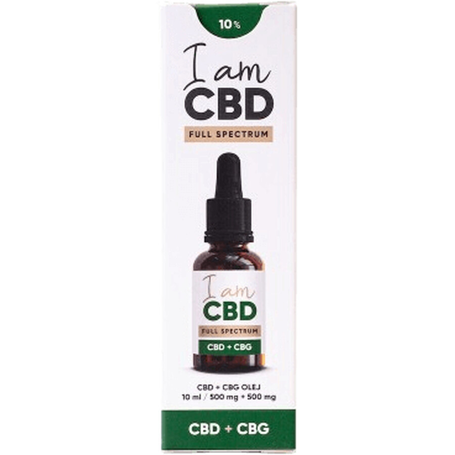 Ik ben CBD Spectrum CBD 5% + CBG 5% originele hennepolie 10 ml