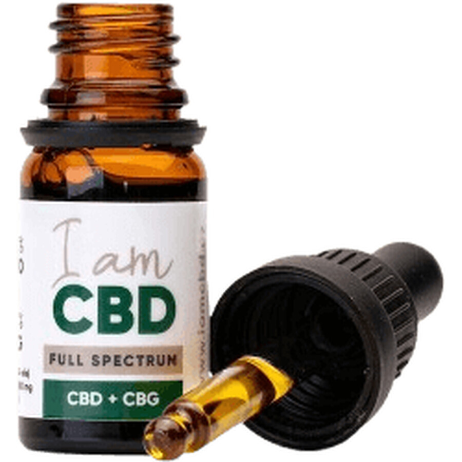 Ik ben CBD Spectrum CBD 5% + CBG 5% originele hennepolie 10 ml