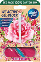 Ambipur WC Active gel-blok roos &amp; paardenhaar 45 g