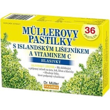 Dr.Muller Muller Eiland korstmos en vit. C suikervrij 36 tabletten