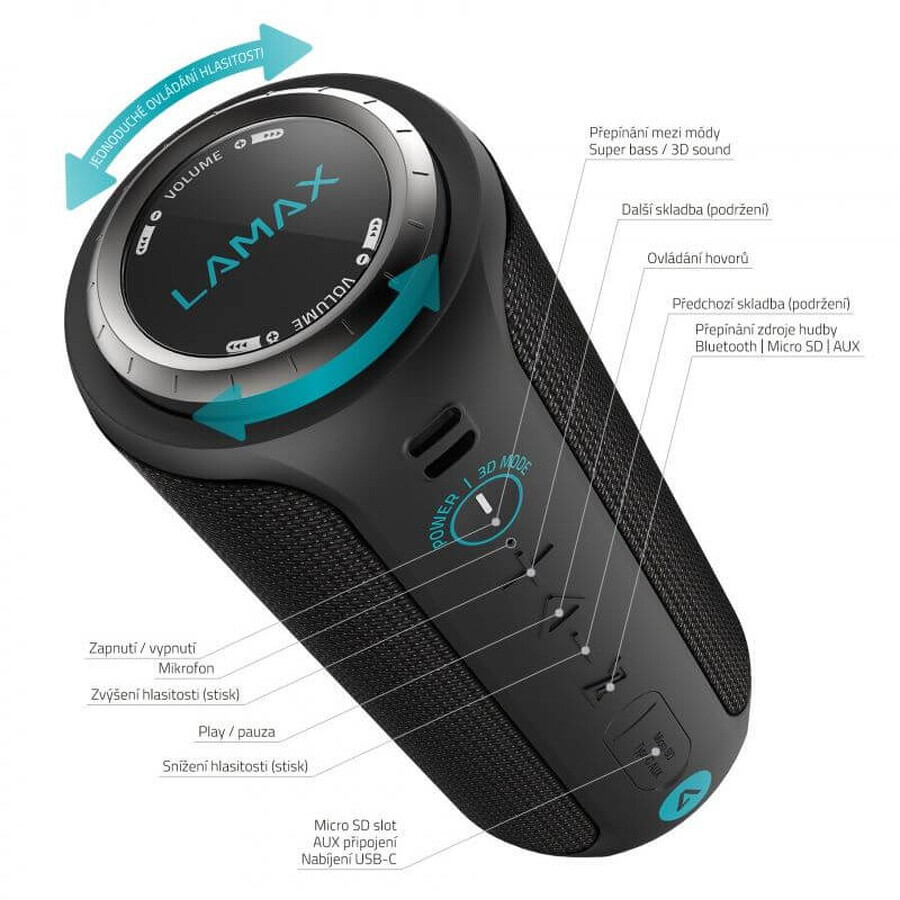 LAMAX Sounder2, zwart