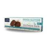 Biotwins Dark vanilla cream biscuits, 125 gr, Sottolestelle