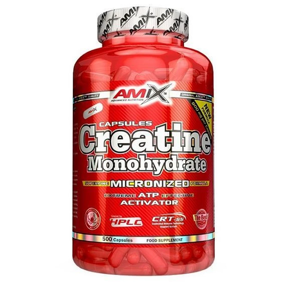 Amix Creatina monohidrato 800 mg, 500 cápsulas