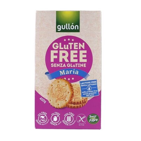 Biscuiti fara gluten, lapte si lactoza Maria, 400 g, Gullon