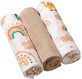 BabyOno Superzachte mousseline luiers - beige 3 stuks