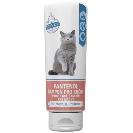 Topvet Panthenol Shampoo voor katten 200 ml