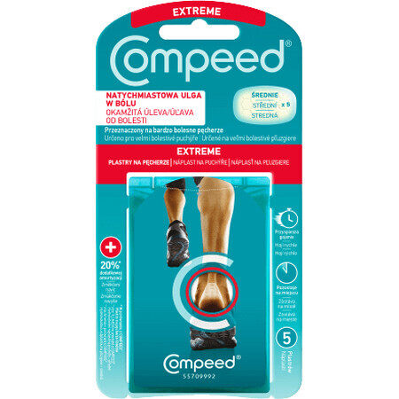 Compeed Blaar sport hiel patch 5 stuks