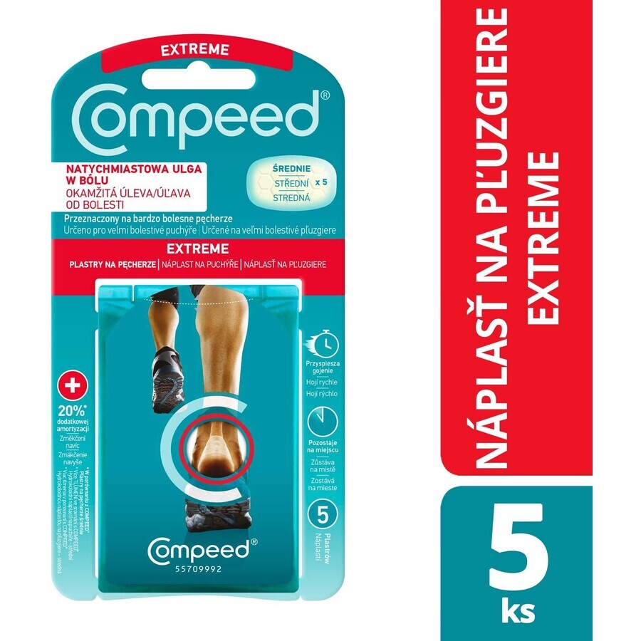 Compeed Blaar sport hiel patch 5 stuks