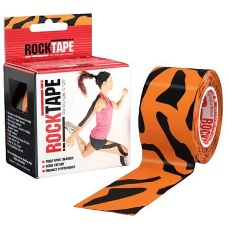 RockTape Design kinesiologische tape - tijger 5 m