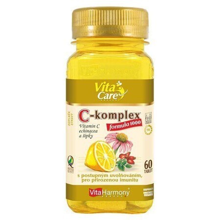 VitaHarmony C-complex 1000 mg + echinacea + linzen 60 tabletten