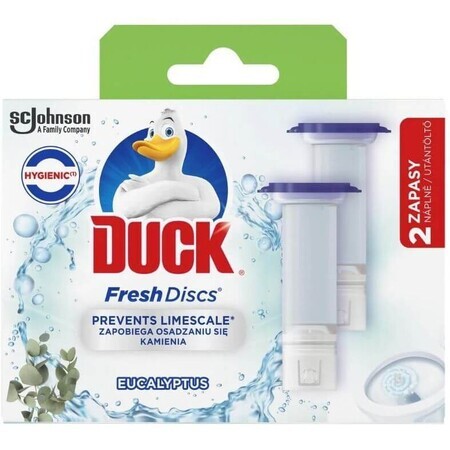 Duck Fresh Discs Toiletpot Navulschijven Eucalyptus 2 x 36 ml