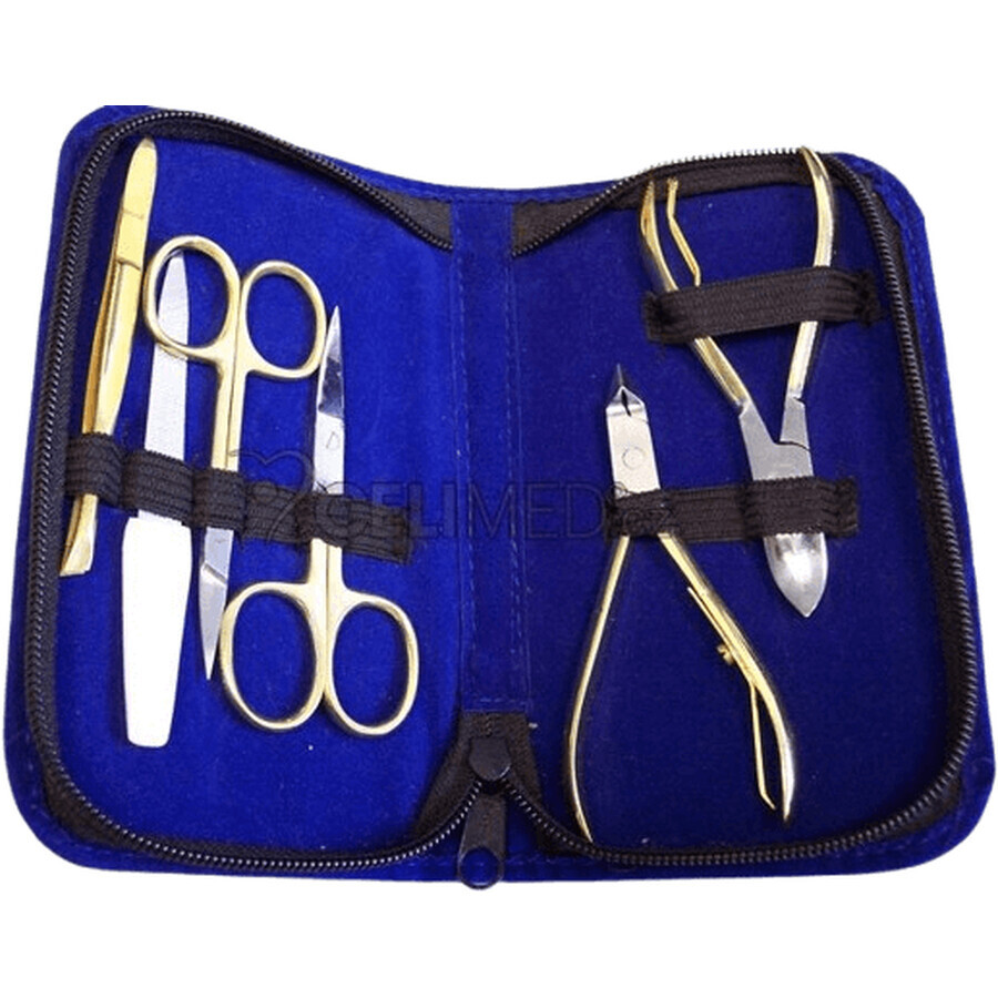 Celimed Men's manicure set SG-502 - gold plated