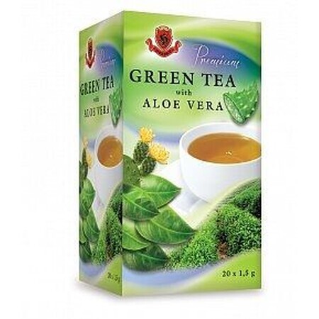 Herbex Premium Groene thee met aloë vera, 20 x 1,5 g