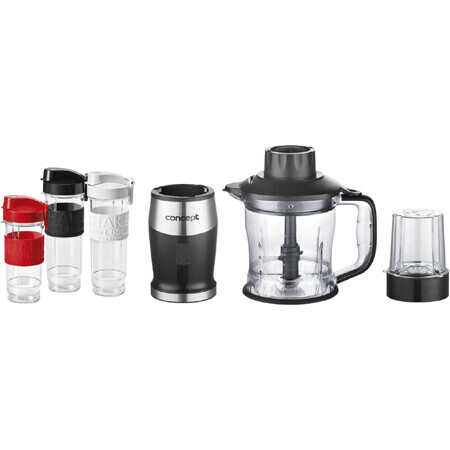 Concept Smoothiemaker + hakker + molen 700W zwart