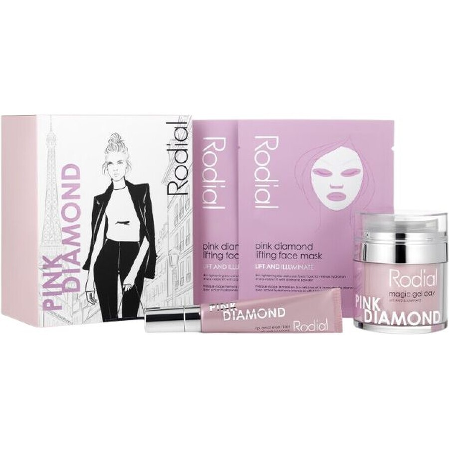 Rodial Pink Diamond anti-rimpel cadeauset 4 stuks