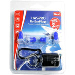 Haspro Vliegenoordopjes, universele Family Pack, oordopjes 2 x 2 stuks