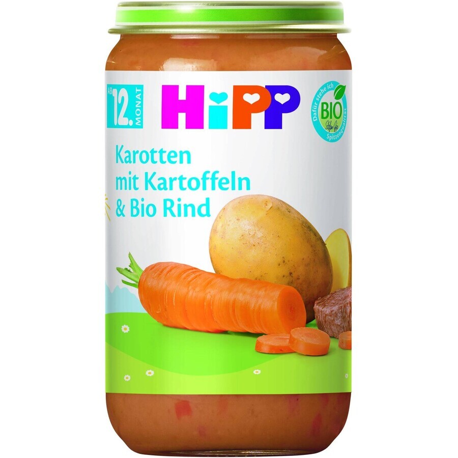 HiPP ORGANIC Gemengde Groenten met Rundvlees 250 g