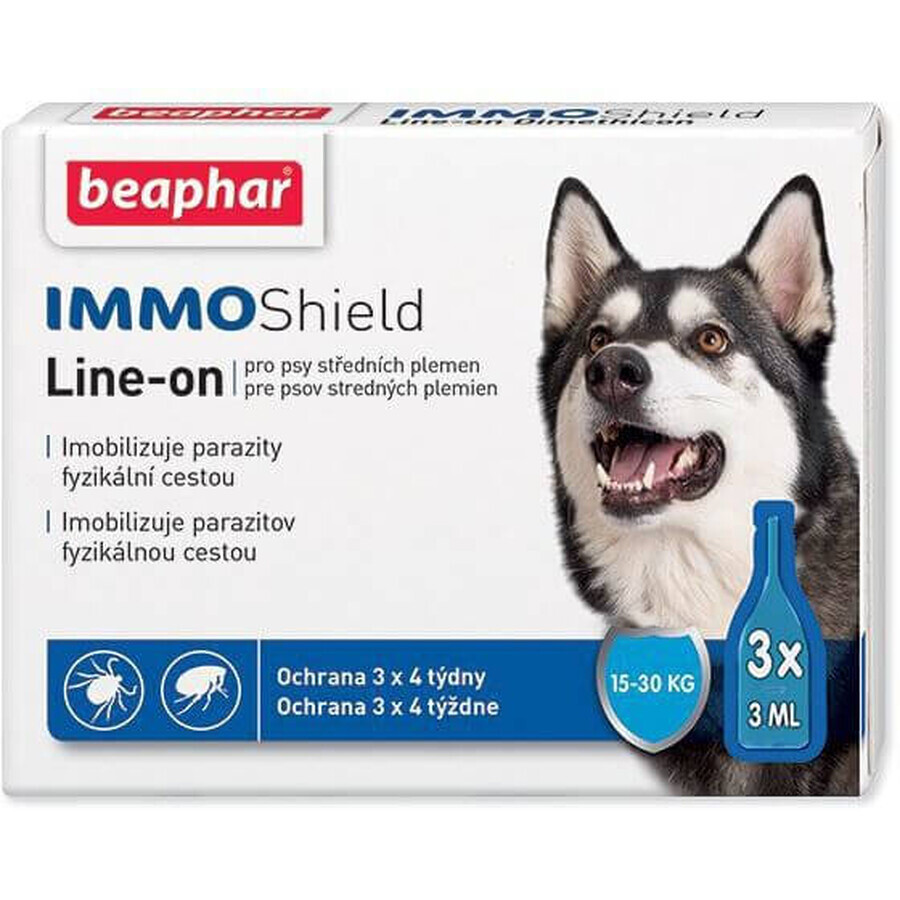 Beaphar Line-on IMMO Shield voor honden M 9 ml