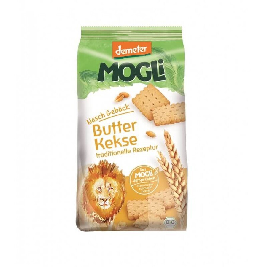 Eco biscuits with butter, 125 gr, Mogli