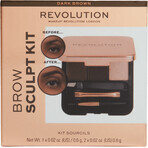 Revolution Brow Sculpt Kit Donker