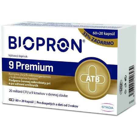 Biopron 9 premium 60+20 capsules