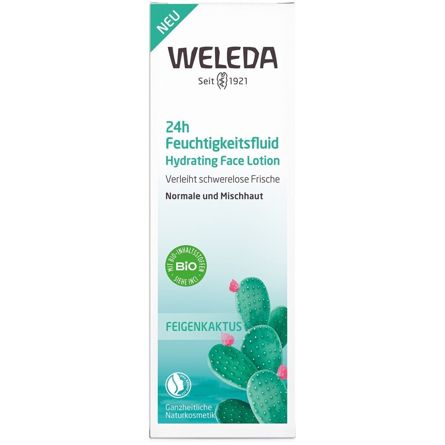 Weleda Opuntia crème hydratante 24h 30 ml