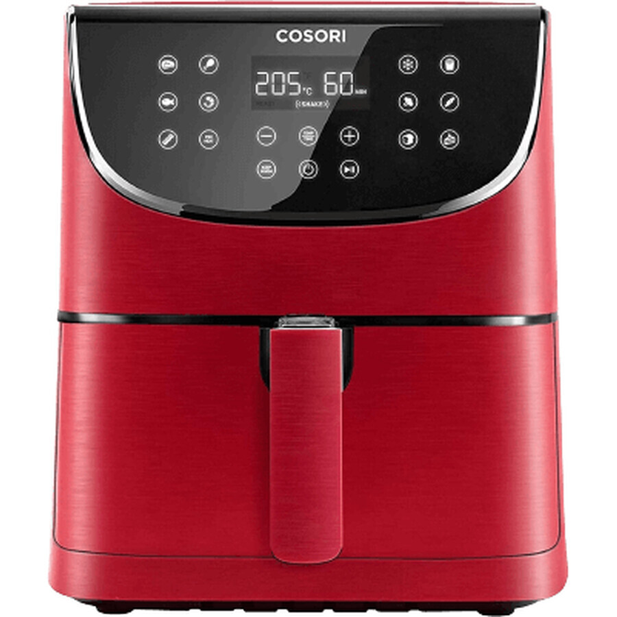 Cosori CP158-AF Premium 5,5 Liter Heißluft-Digitalfritteuse rot