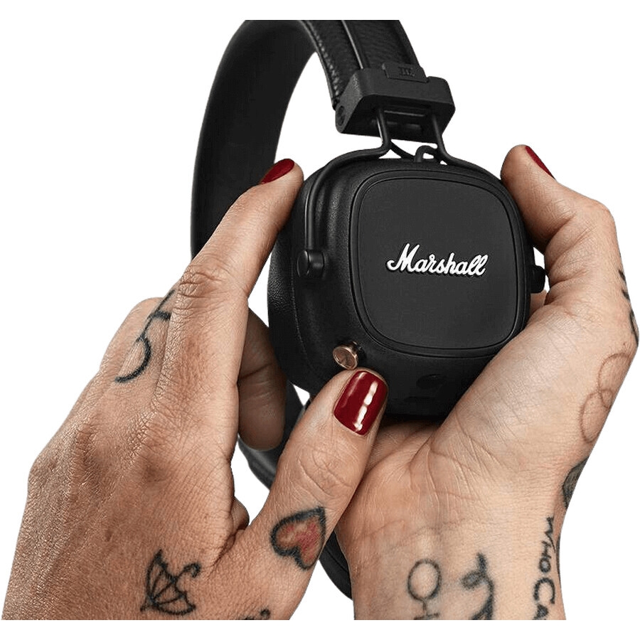 Marshall Major IV Bluetooth hoofdtelefoon, zwart