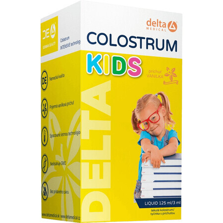 Delta Colostrum Kids, vanillesmaak 125 ml