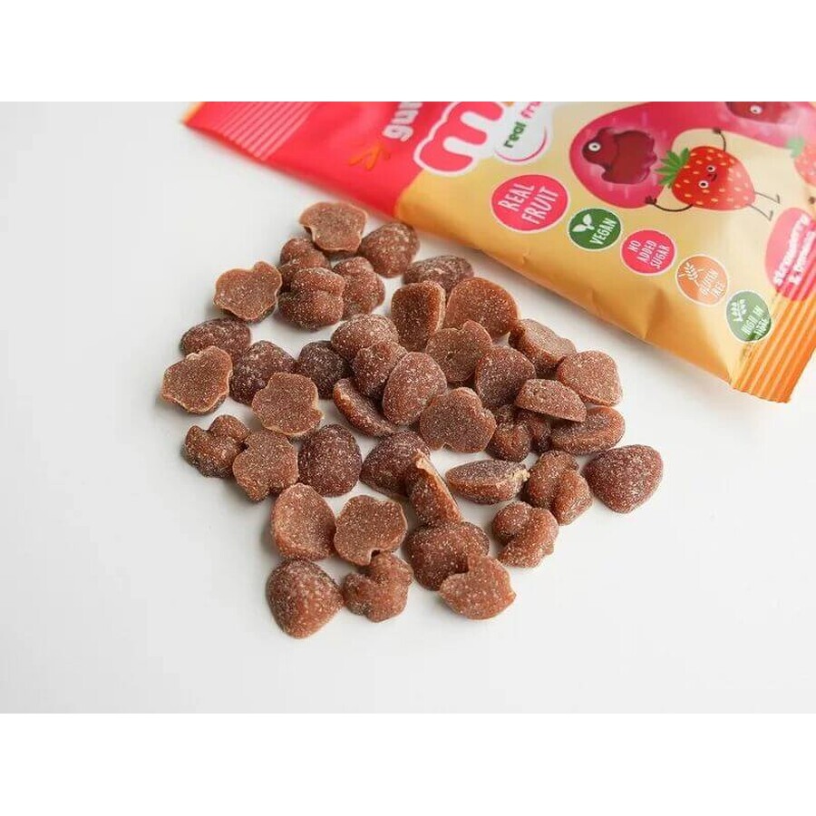 Mixit Gummy Mixies - Aardbeien en Bananen - natuurlijke geleisnoepjes 35 g