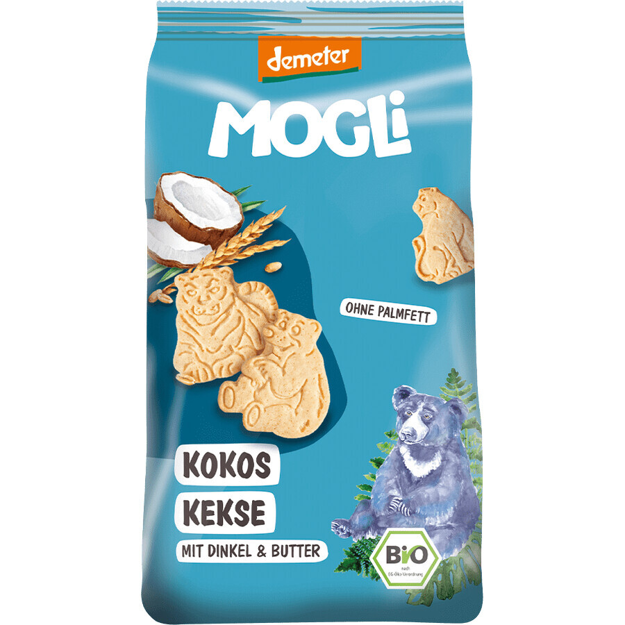 MOGLi Biologische Kokoskoekjes met Demeter certificering 125 g