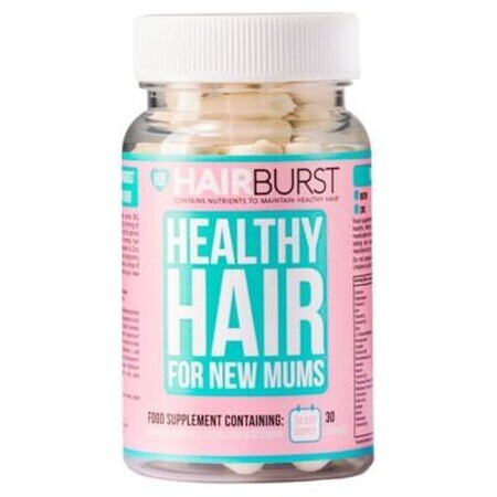 Hairburst Vitaminas capilares para embarazadas 30 cápsulas