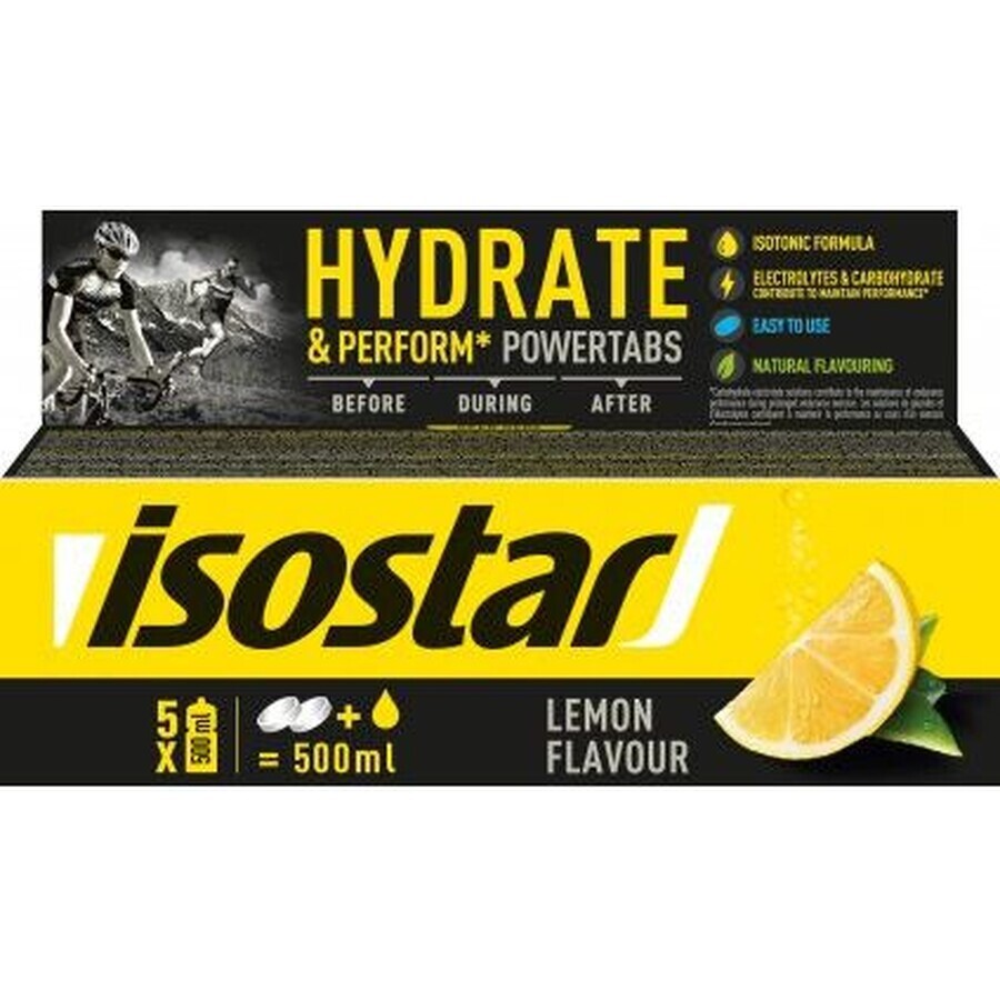 Isostar Power Tabs, lemon 10 x 12 g