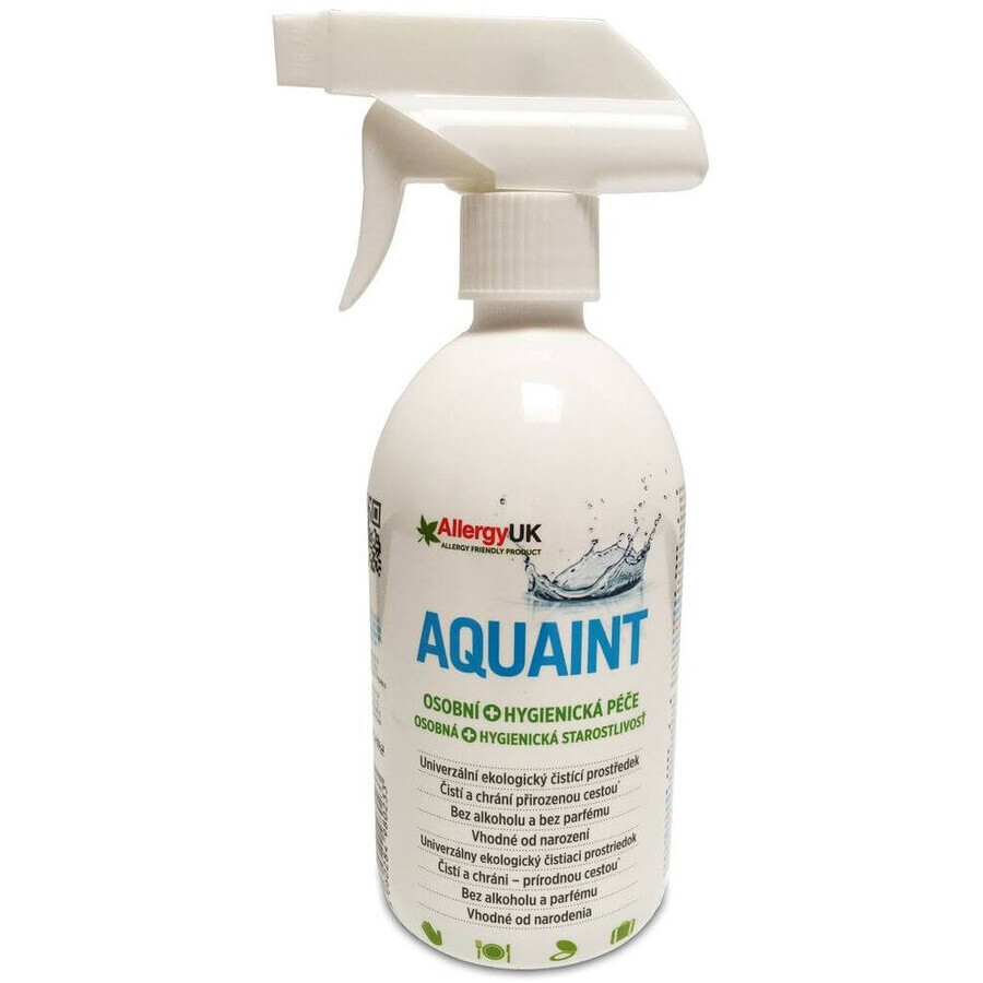 Aquaint Personal Care + Hygienic 100% Organic Cleansing Water 500 ml