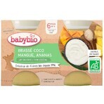 Babybio Kokosmelk brasserie mango appel 2 x 130 g