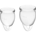 Satisfyer Menstruatiecups Voel je zeker transparant 2 stuks