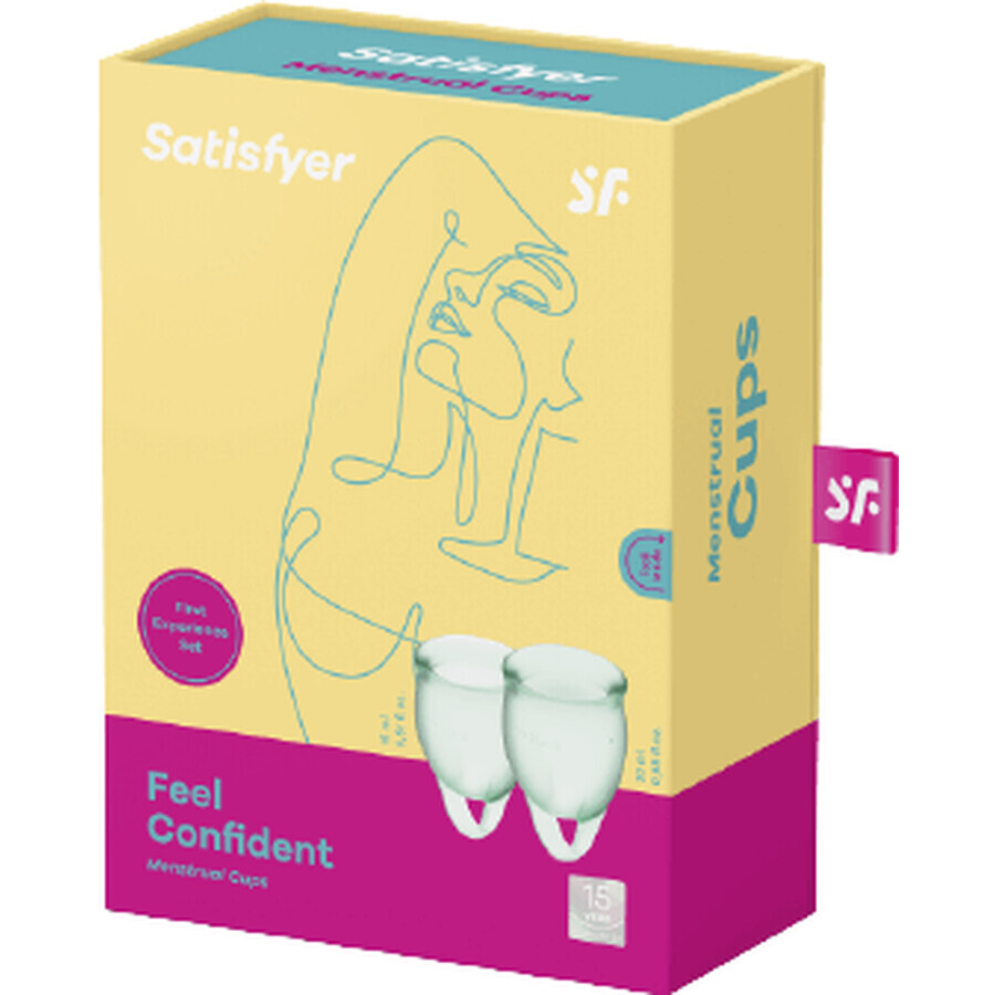 Satisfyer Menstruatiecups Voel je zeker transparant 2 stuks