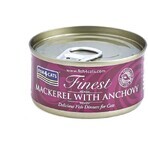 Fish4Cats Kattenvoer in blik Fijnste makreel met ansjovis 70 g