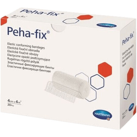 Hartmann PEHA-FIX superelastische bevestigingsband (4cm x 4m) 20 stuks