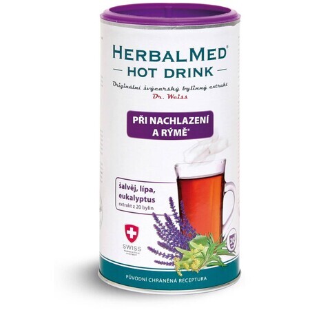 HerbalMed Dr.Weiss Hot Drink - luchtwegen en immuniteit 180 g