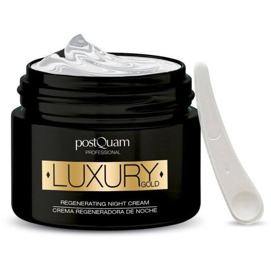 PostQuam Professional Luxury Gold Luxurious regenerating night cream with 1% gold 50 ml