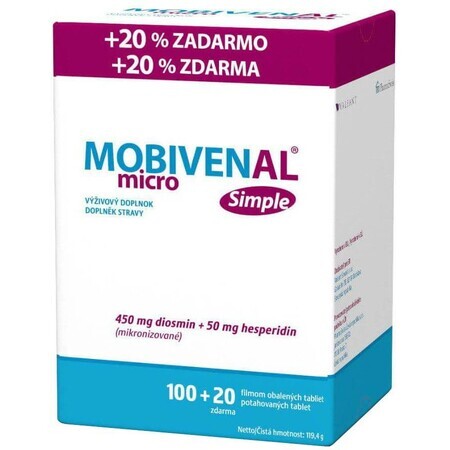 Mobivenal micro Simpel 120 tabletten