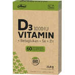 Vitar EKO Vitamine D3 1000IU+betaglucaan 60 capsules