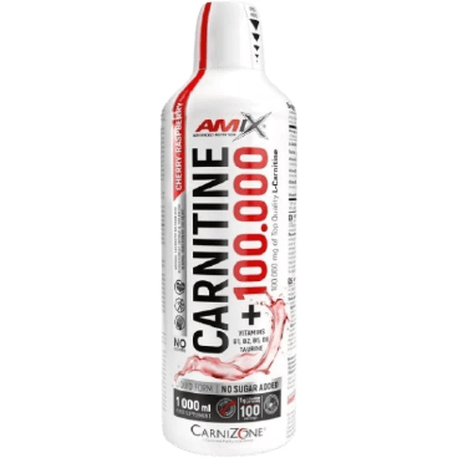 Amix Carnitine 100.000 Kers Framboos Kers 1000 ml
